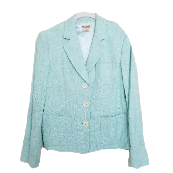 MICHAEL Michael Kors Jackets & Blazers - Michael Kors Blazer Jacket Teal Color Size 10